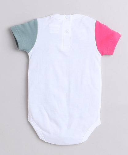 wholesale only Peb10033 - Blue & White Girls Half Sleeves Cotton Jablas Pack Of 3