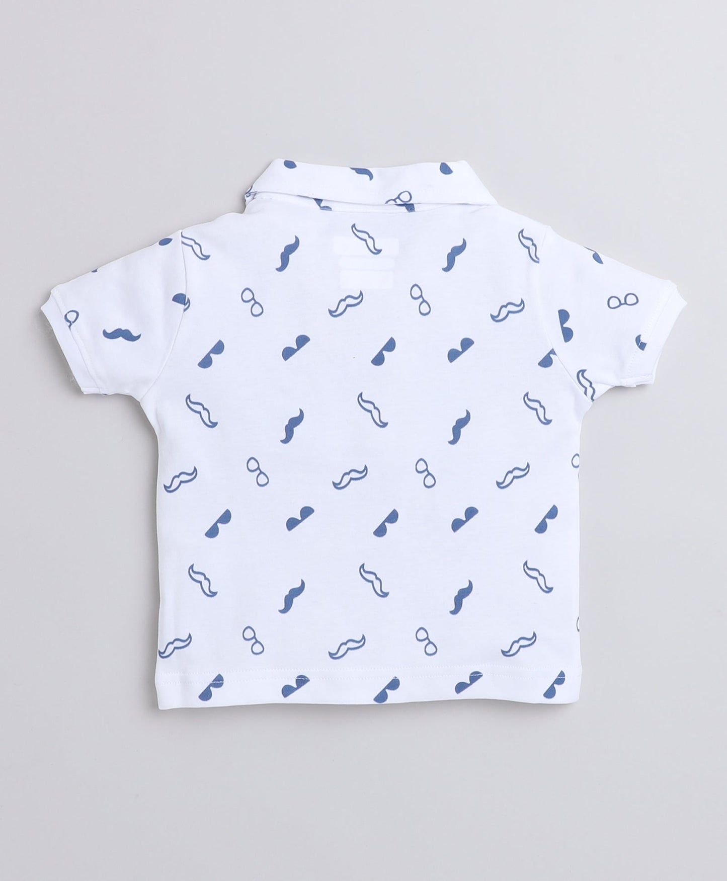 wholesale only Peb10033 - Blue & White Girls Half Sleeves Cotton Jablas Pack Of 3