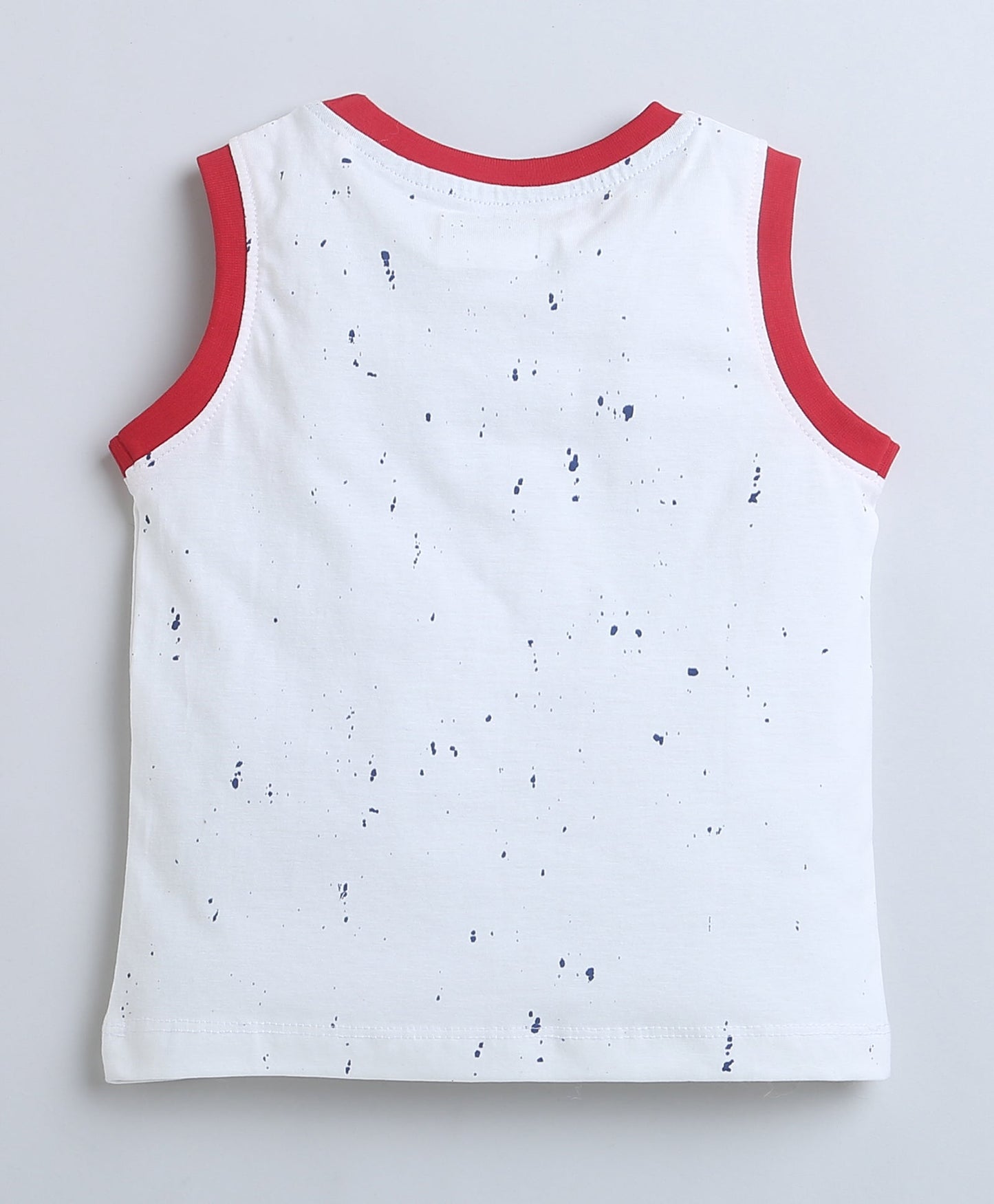 wholesale only Peb10033 - Blue & White Girls Half Sleeves Cotton Jablas Pack Of 3
