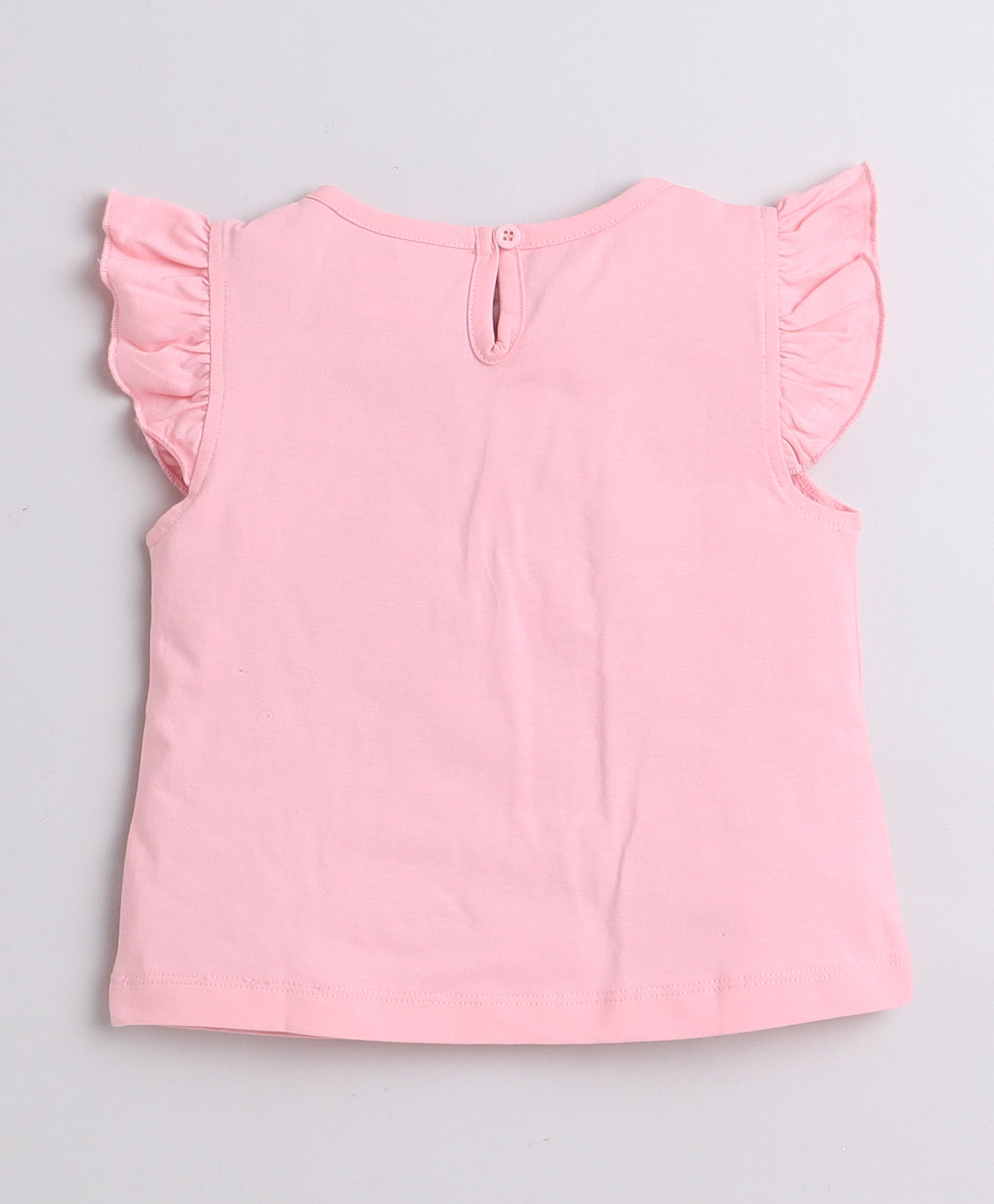 wholesale only Peb10033 - Blue & White Girls Half Sleeves Cotton Jablas Pack Of 3