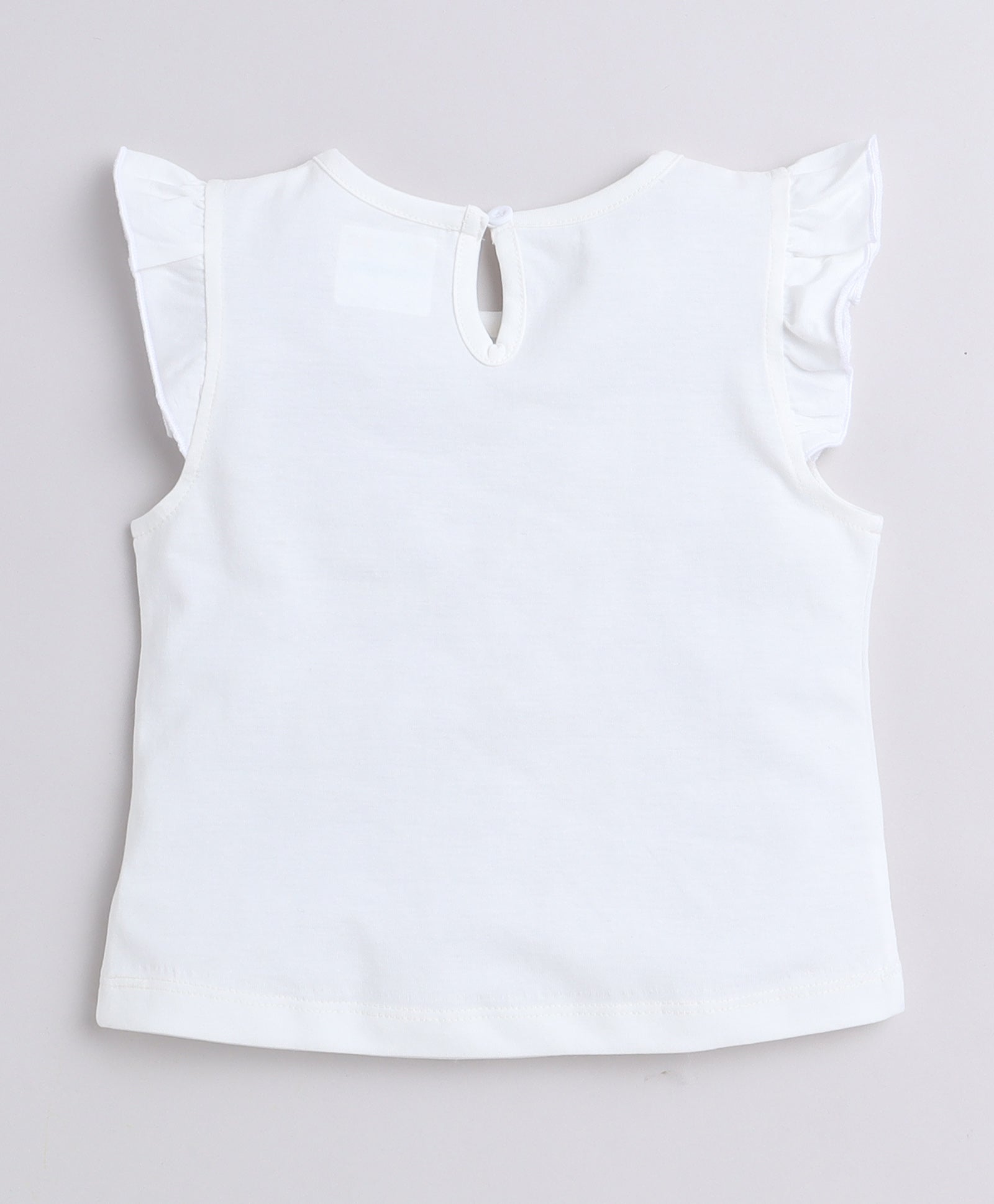 wholesale only Peb10033 - Blue & White Girls Half Sleeves Cotton Jablas Pack Of 3