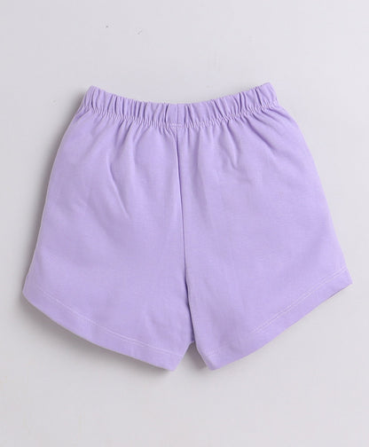 wholesale only Peb10033 - Blue & White Girls Half Sleeves Cotton Jablas Pack Of 3