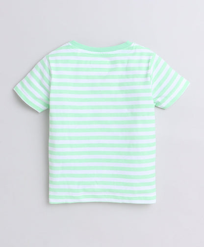 wholesale only Peb10033 - Blue & White Girls Half Sleeves Cotton Jablas Pack Of 3