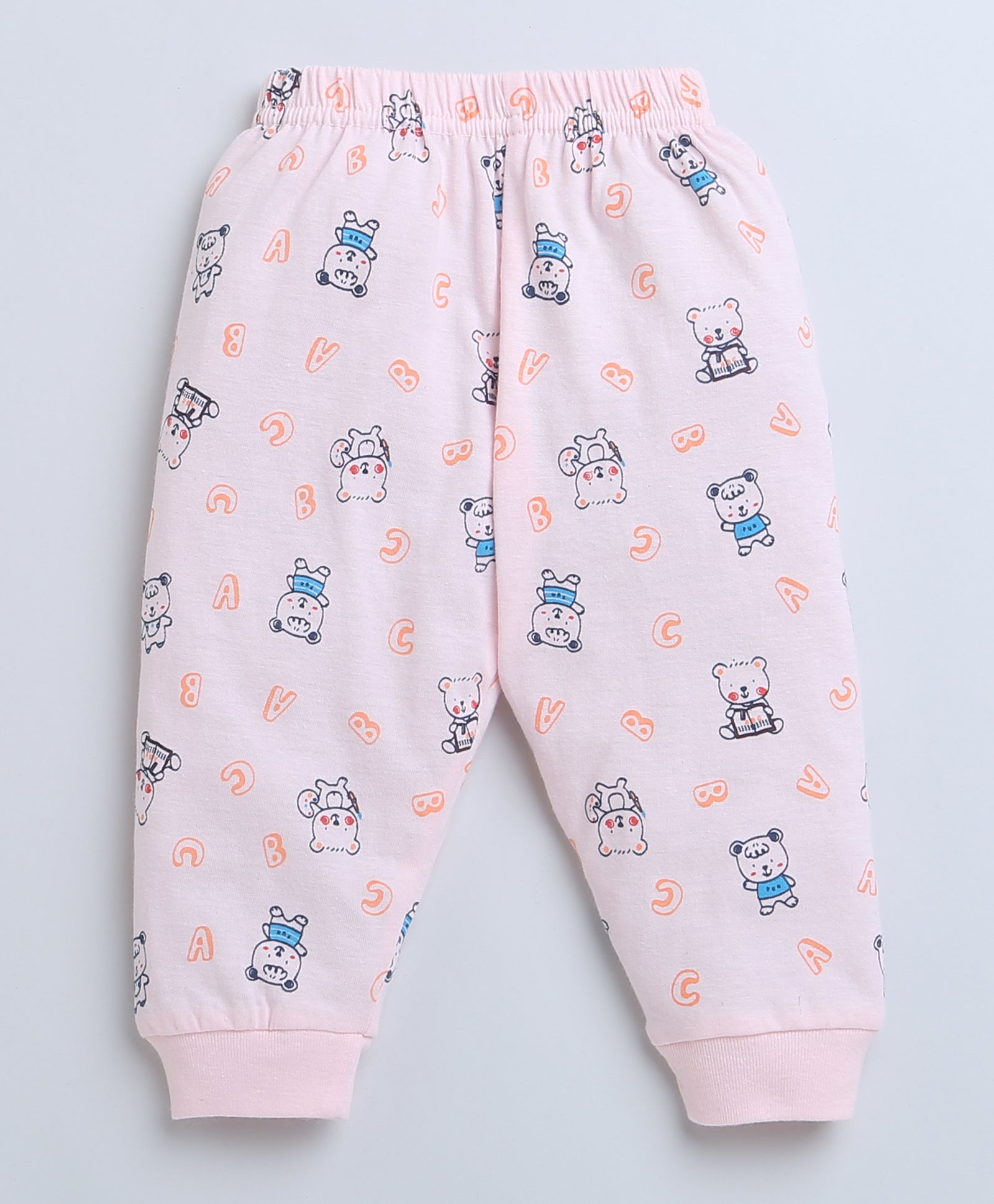 wholesale only Peb10033 - Blue & White Girls Half Sleeves Cotton Jablas Pack Of 3