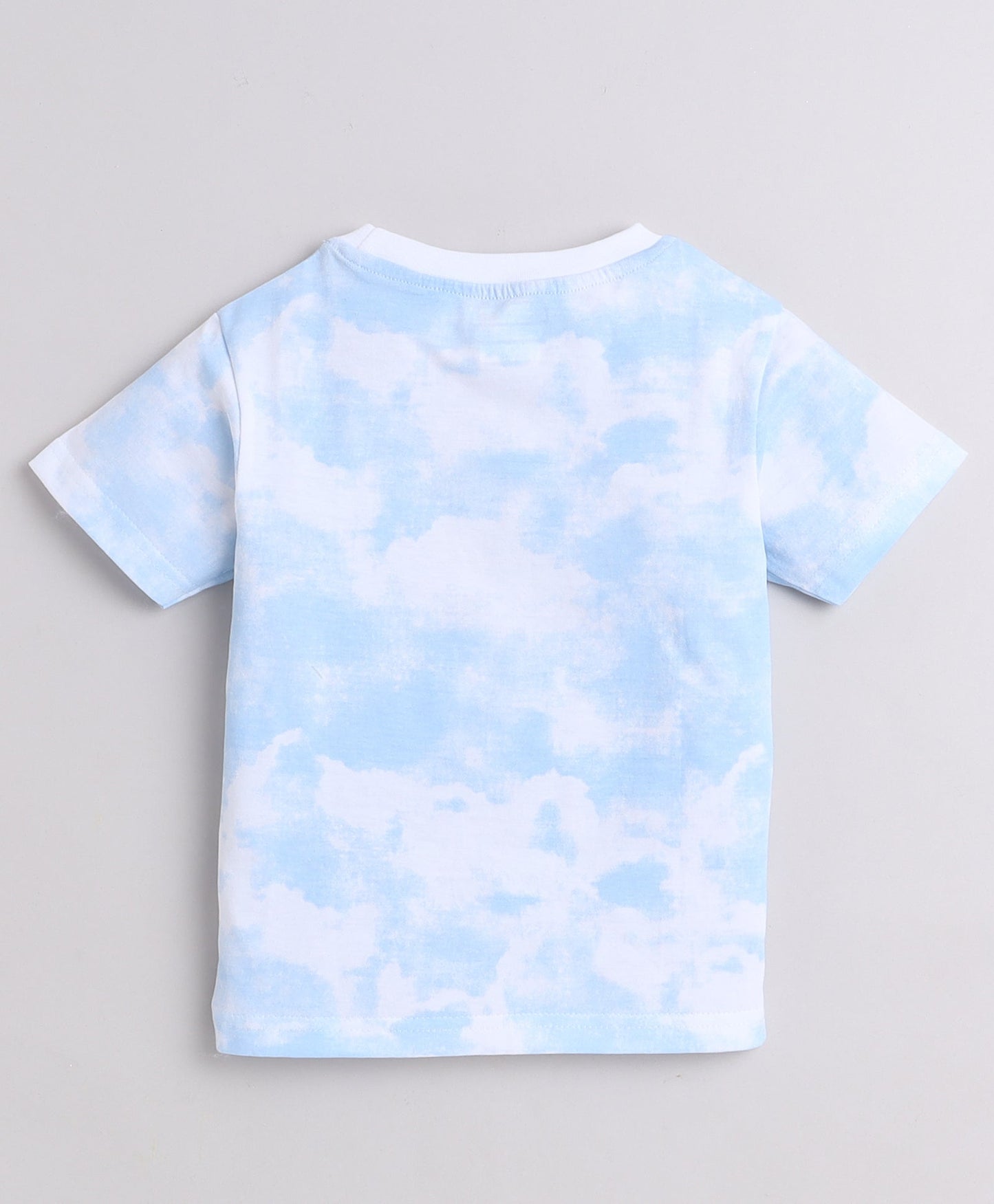 wholesale only Peb10033 - Blue & White Girls Half Sleeves Cotton Jablas Pack Of 3