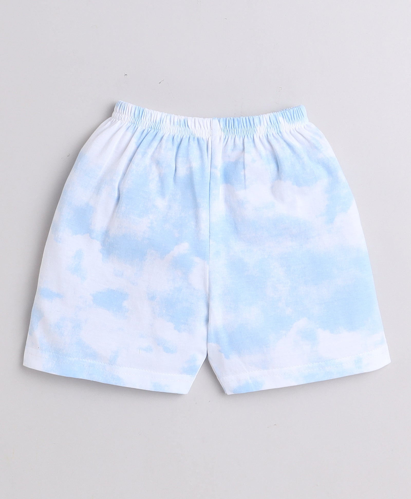 wholesale only Peb10033 - Blue & White Girls Half Sleeves Cotton Jablas Pack Of 3