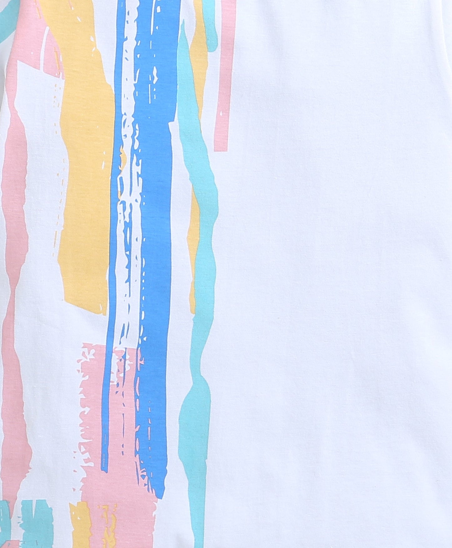 wholesale only Peb10033 - Blue & White Girls Half Sleeves Cotton Jablas Pack Of 3