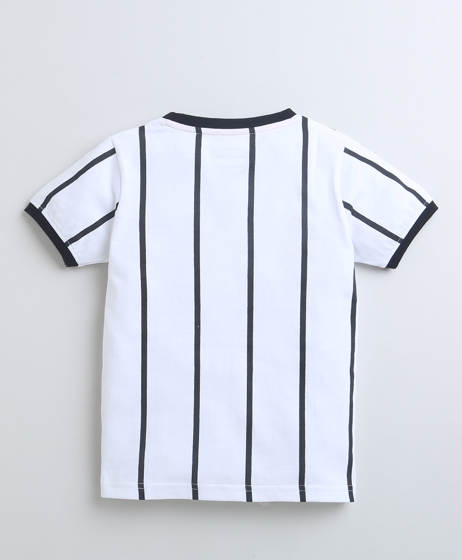 wholesale only Peb10033 - Blue & White Girls Half Sleeves Cotton Jablas Pack Of 3