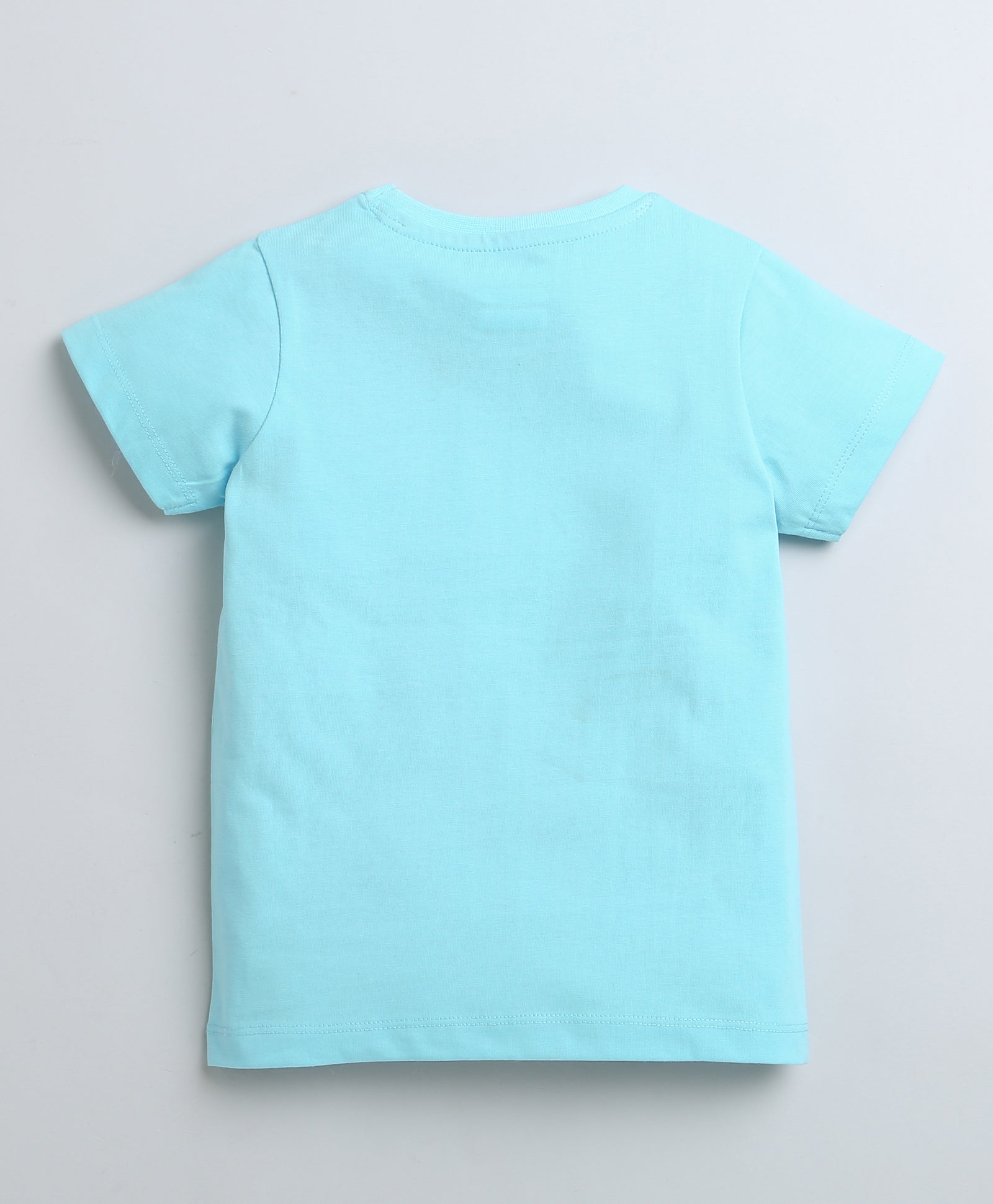 wholesale only Peb10033 - Blue & White Girls Half Sleeves Cotton Jablas Pack Of 3