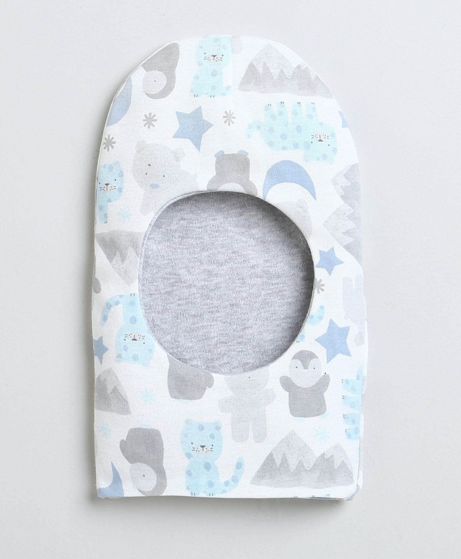 wholesale only Peb10033 - Blue & White Girls Half Sleeves Cotton Jablas Pack Of 3
