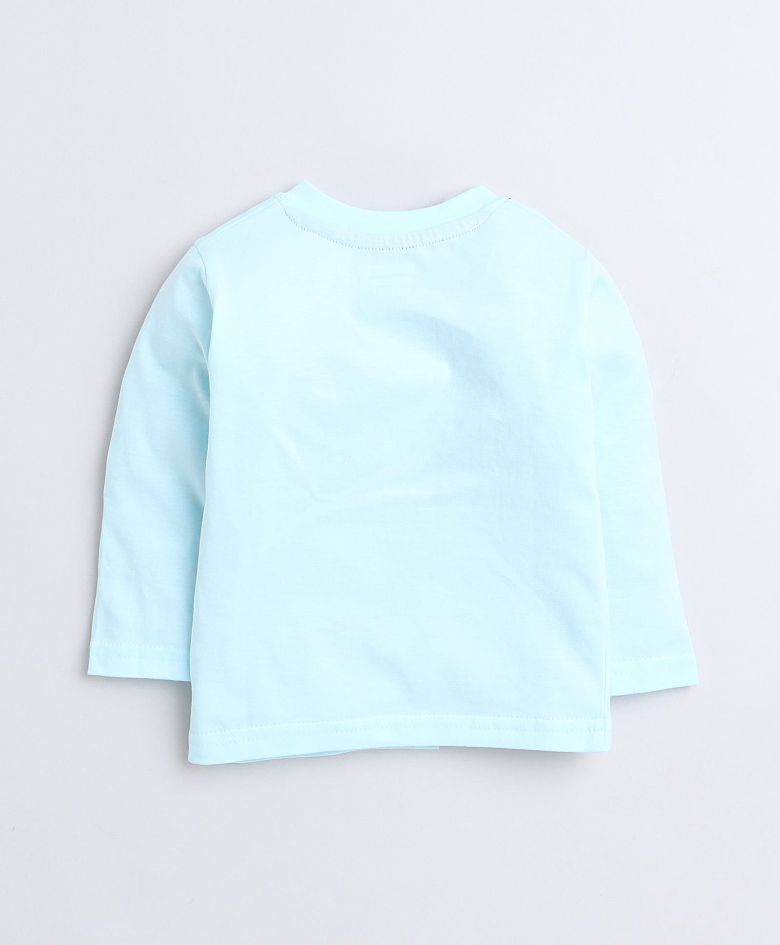 wholesale only Peb10033 - Blue & White Girls Half Sleeves Cotton Jablas Pack Of 3