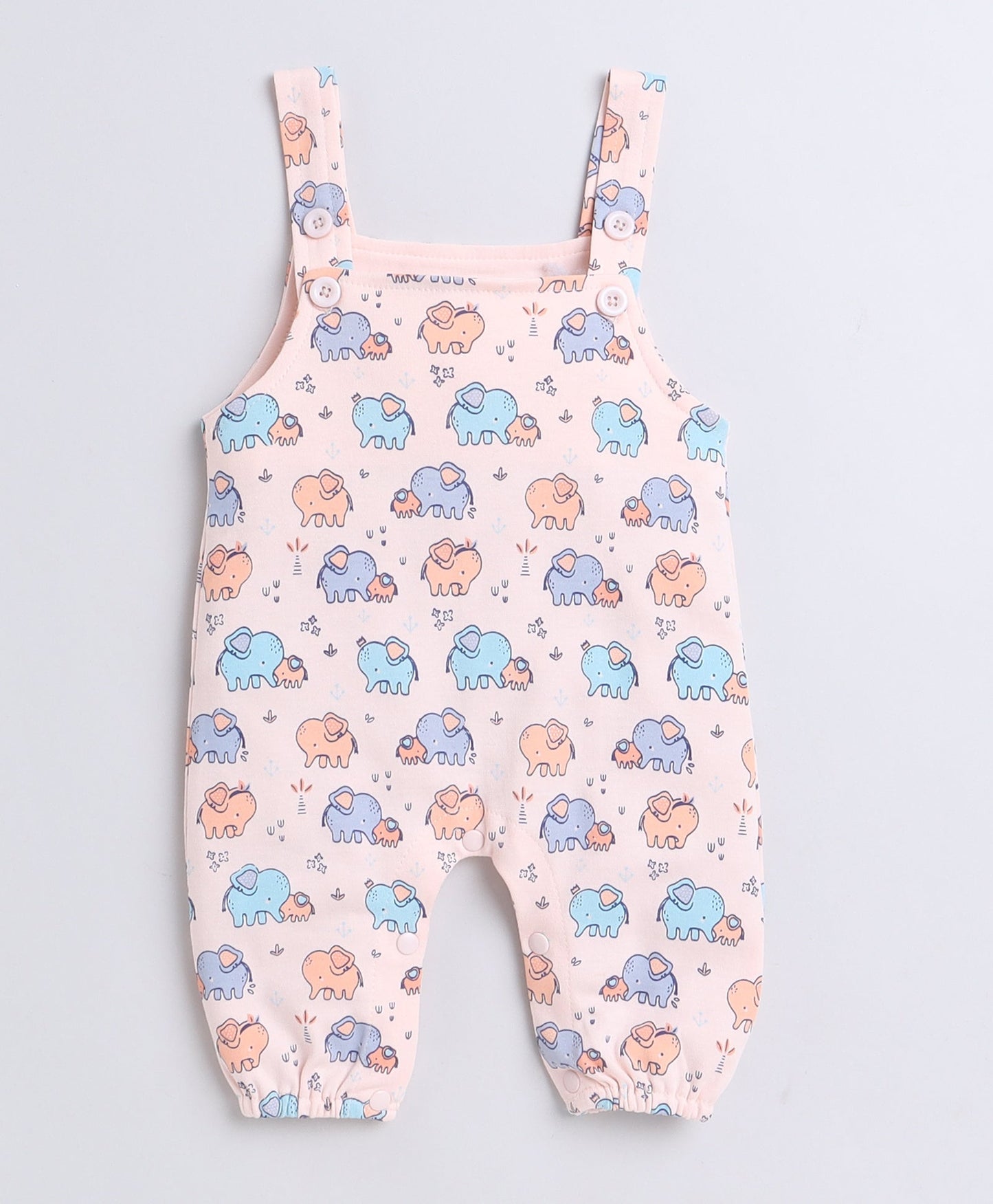 wholesale only Peb10033 - Blue & White Girls Half Sleeves Cotton Jablas Pack Of 3