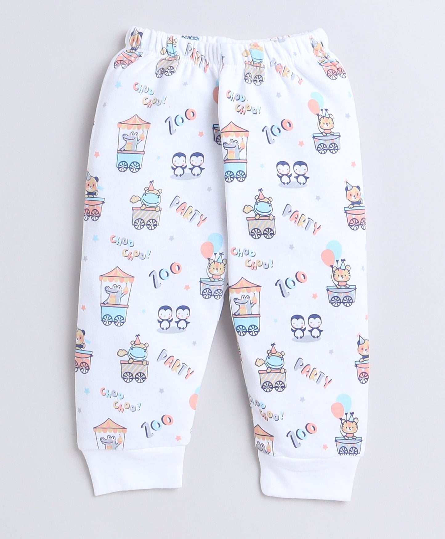 wholesale only Peb10033 - Blue & White Girls Half Sleeves Cotton Jablas Pack Of 3
