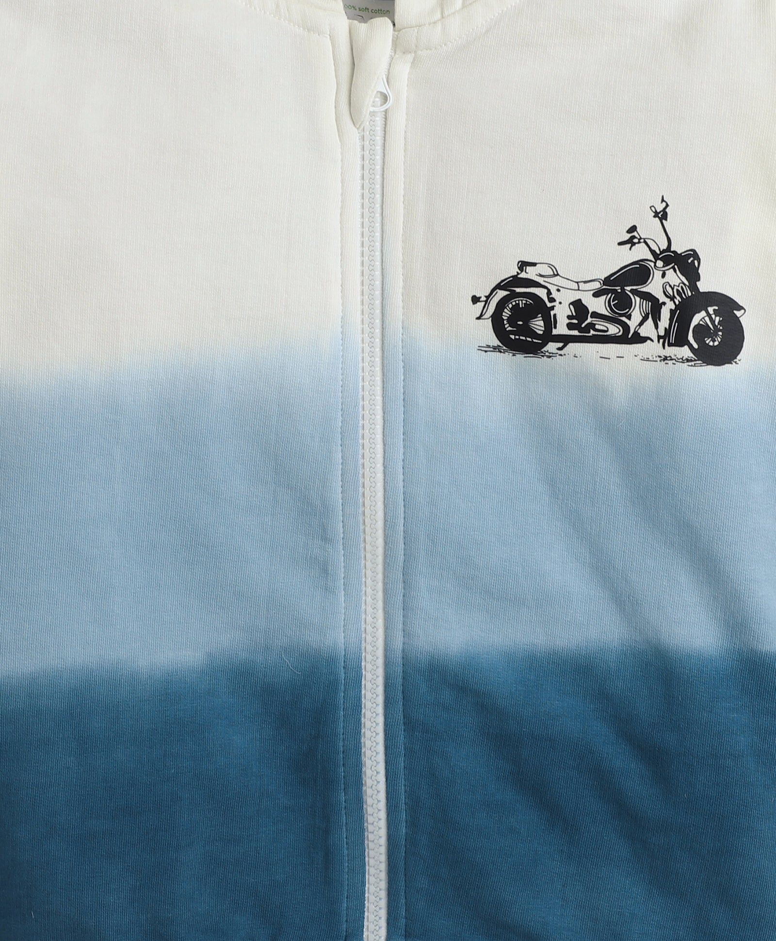 wholesale only Peb10033 - Blue & White Girls Half Sleeves Cotton Jablas Pack Of 3