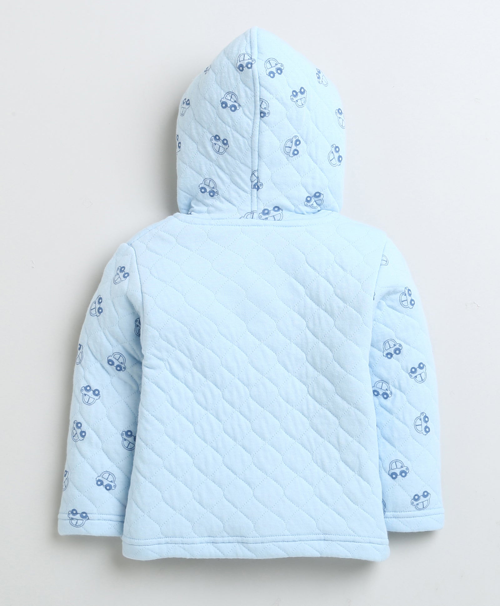 wholesale only Peb10033 - Blue & White Girls Half Sleeves Cotton Jablas Pack Of 3