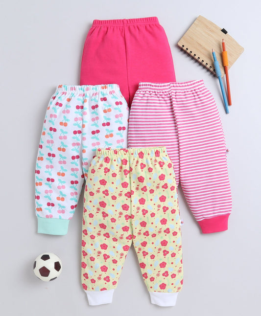 wholesale only Peb10033 - Blue & White Girls Half Sleeves Cotton Jablas Pack Of 3