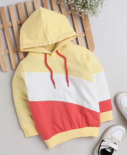 KP6020 - Hoodie - yellow, white, red - Color Block- Pack of 7