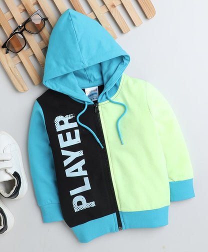 KP6007 - Hoodie - green, blue - Color Block- Pack of 4